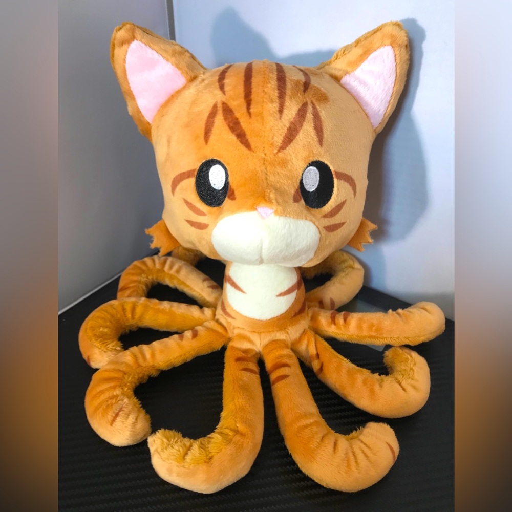 ThinkGeek Exclusive Tentacle Kitty Orange Tabby Plush - EXTREMELY RARE